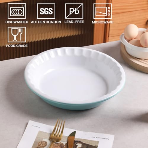 Sweejar Ceramic 10.4 Inch Pie Pan