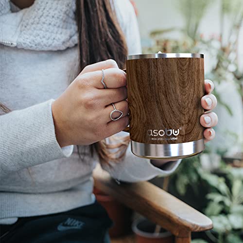 Ultimate Stainless Steel Ceramic Inner Coating Coffee Mug with Double Walled Copper Lining Insulation