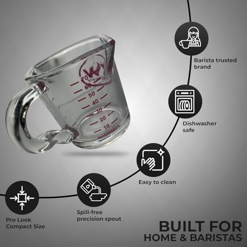 3 oz Espresso Shot Glass Pitcher w