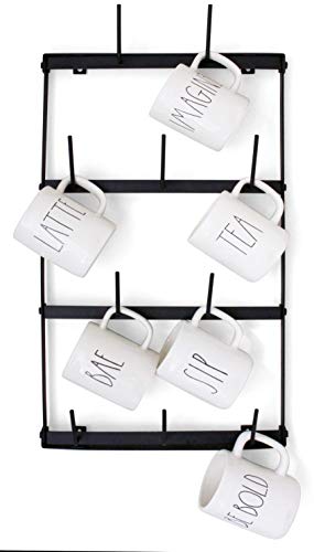 Mug Rack with Sturdy Steel Frame