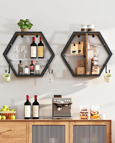 18.9 inch Gaming Floating Shelves (2 Count)