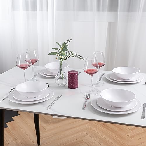 White Melamine Rectangular Serving Platter (4 Count)