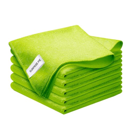 Premium 400 GSM Microfiber Cleaning Cloths (8 Count)