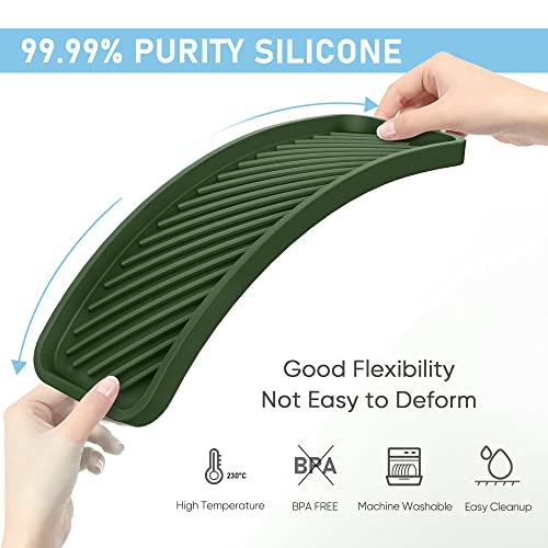 Kitchen Silicone Sink Organizer Tray (2 Count)