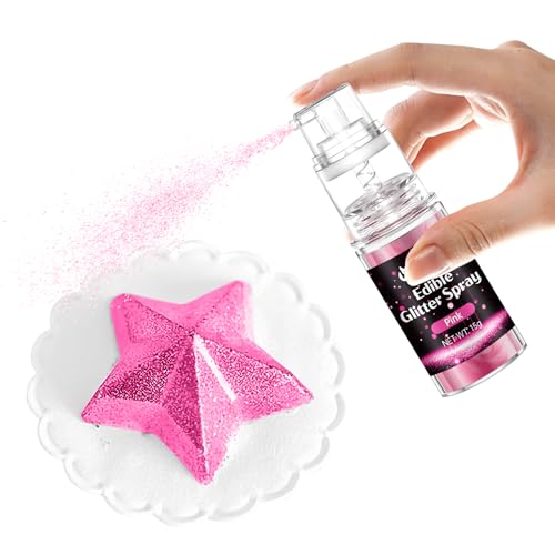 Pink Edible Glitter Spray