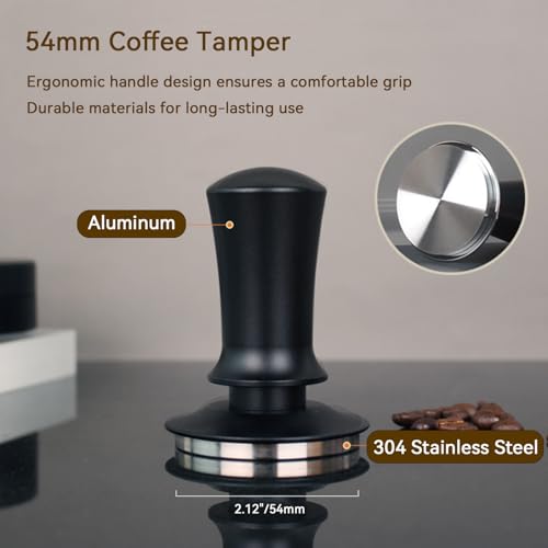 54mm Espresso Tamper Set Espresso Accessories Kit with Adjustable Spring