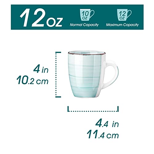 Bonita 12 Oz Coffee Mugs Set of 6