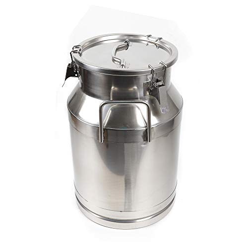 0.04 inch Thickened Stainless Steel Milk Can Large Liquid Container Storage