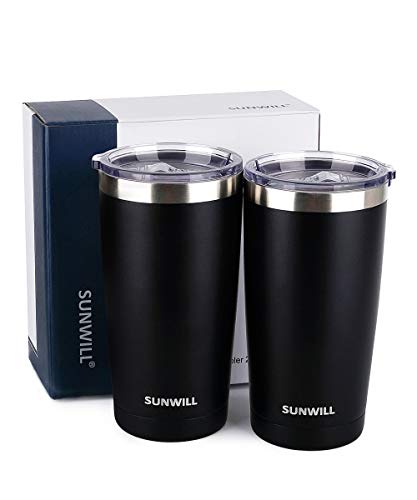 Travel Coffee Mug with Lid (2 Count)