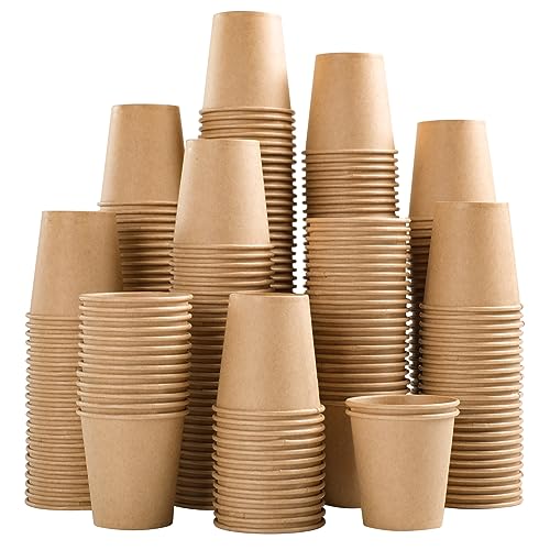 400 Pack 3 oz Kraft Paper Cups (400 Count)
