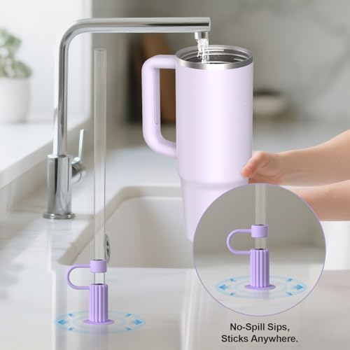 6 Pcs Silicone Straw Covers Cap (6 Count)