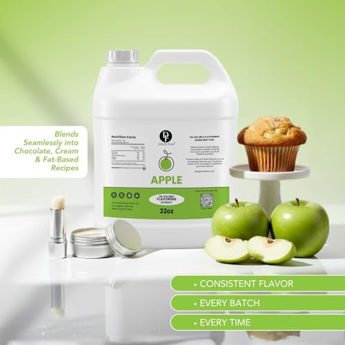 Apple Flavoring Oil 32 oz (32 Fl Oz)