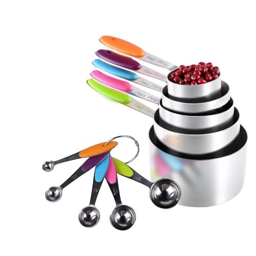 10pcs Measuring Cups and Spoons Set (10 Count)