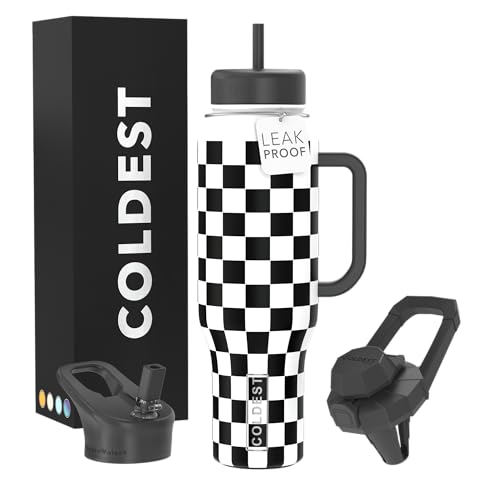 Coldest Tumbler with Handle and Straw