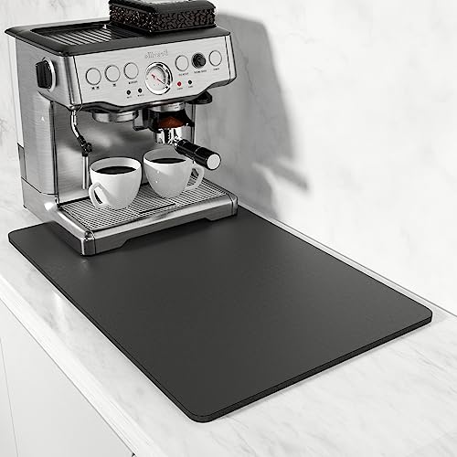 Coffee Mat 16" x 24" Coffee Bar Mats for Espresso Machine Station Accessories and Organizer