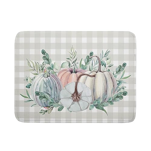 Fall Colorful Pumpkin Dish Drying Mat for Kitchen Counter