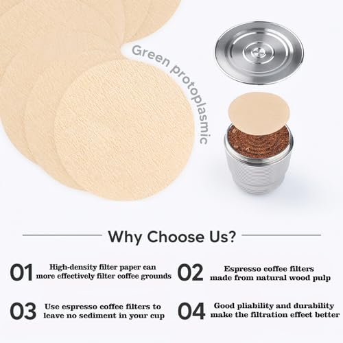 800 Count Espresso Coffee Filters