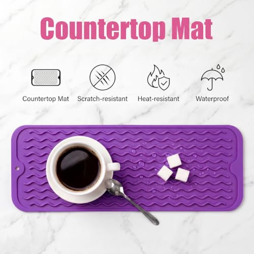 Silicone Dish Drying Mat for Multiple Usage