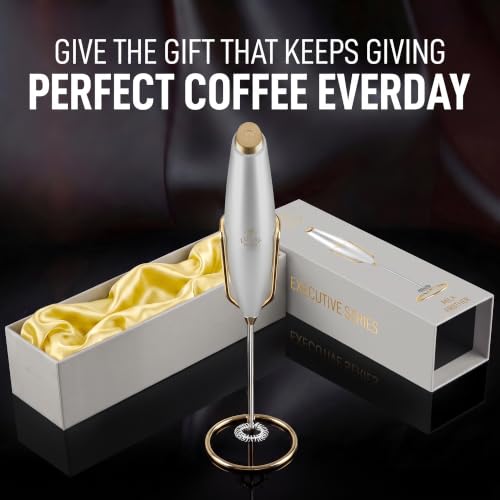 Powerful Milk Frother Wand With Duracell Batteries