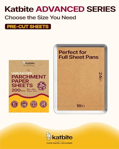 Parchment Paper Baking Sheets (200 Count)
