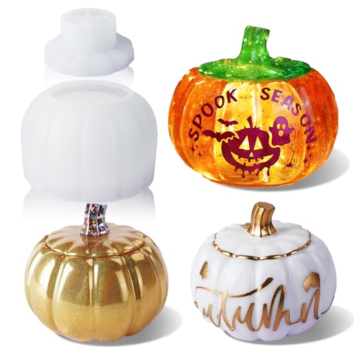 Large Pumpkin Jar Resin Molds