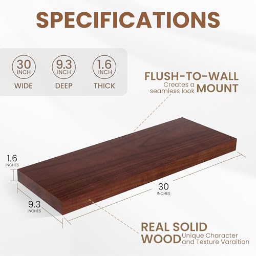9 Inch Deep Floating Shelves (2 Count)