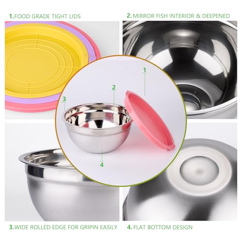 Mixing Bowls with Lids Set