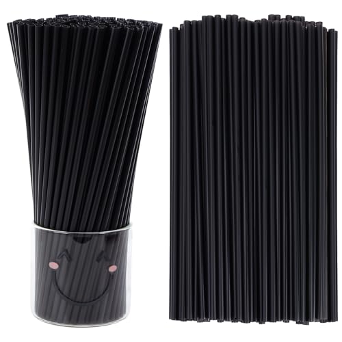 10.3" Disposable Plastic Drinking Straws (500 Count)