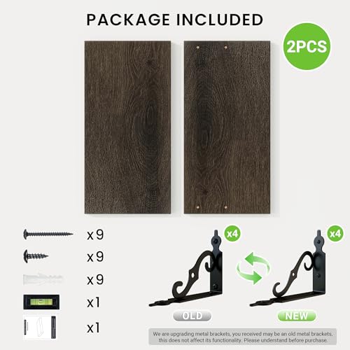Floating Shelves for Wall Decor (2 Count)