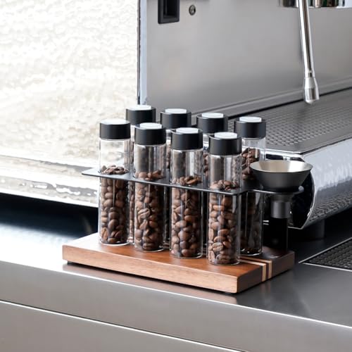 Single Dose Coffee Storage Tubes 10 Pcs Dosing Glass Vials with One
