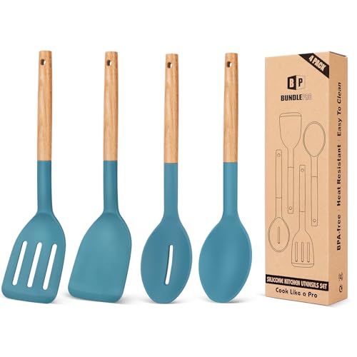 Pack of 4 Silicone Cooking Utensils Set (4 Count)