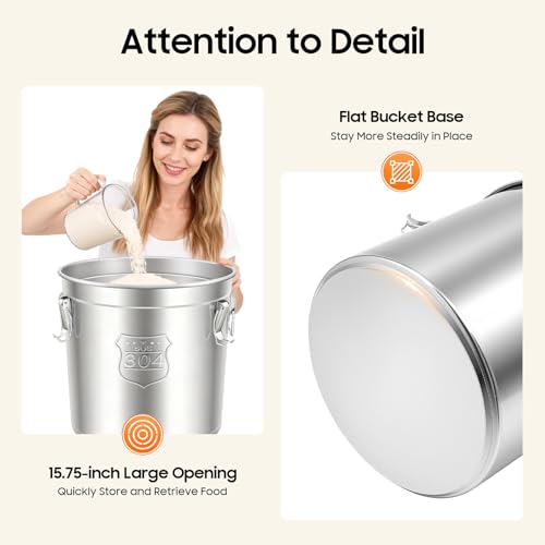 304 Stainless Steel Airtight Canister 6L