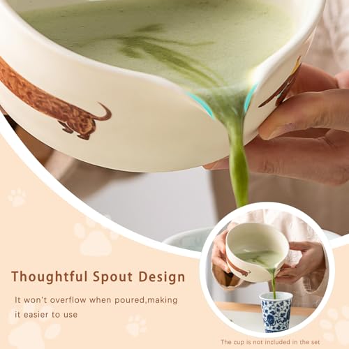 Matcha Set with Dog Pattern (5 Count)