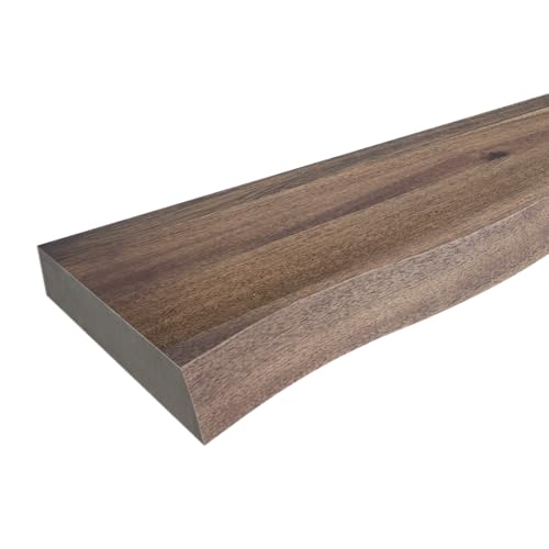 24'' Live Edge Floating Shelves for Wall (2 Count)