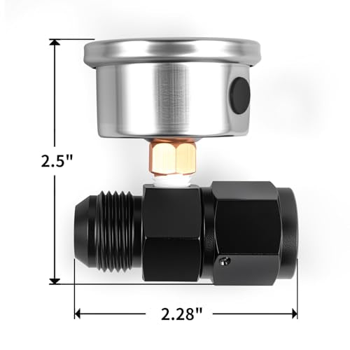 Universal 0 100psi Fuel Pressure Gauge 1