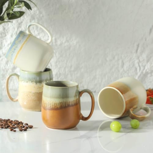 Ceramic Coffee Mugs Set of 4 (4 Count)