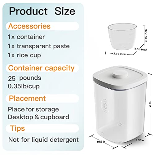 20 25 lbs Rice Dispenser