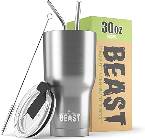 Beast 30 oz Tumbler Stainless Steel Vacuum Insulated Coffee Ice Cup Double Wall Travel Flask