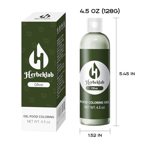 Olive Gel Food Coloring (4.5 Fl Oz)
