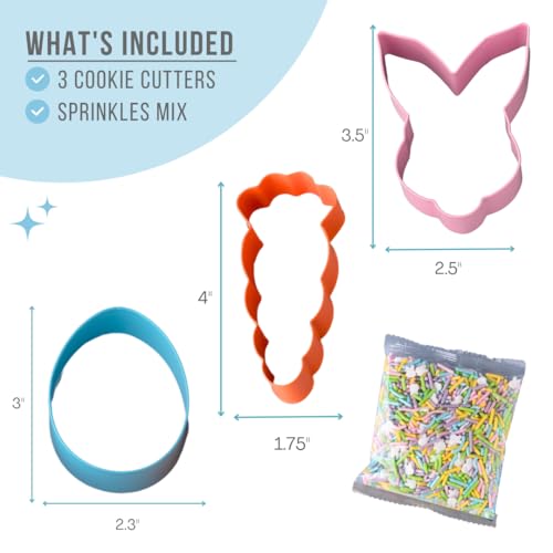 Cookie Cutters with Sprinkle Mix & Candy Eyeballs