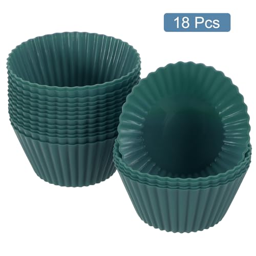 18Pcs Silicone Cupcake Liners