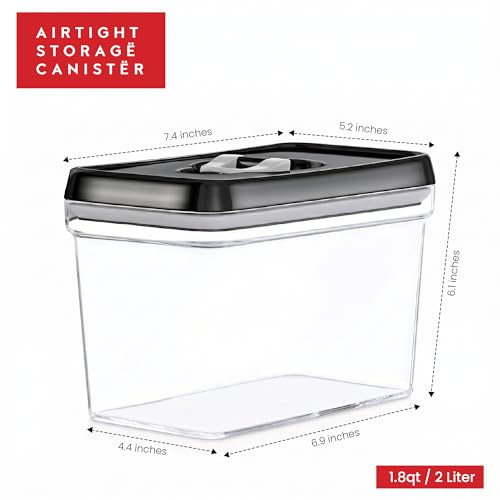 Airtight Food Storage Containers (4 Count)