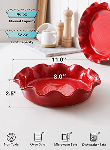 Ceramic Pie Pans for Baking (2 Count)
