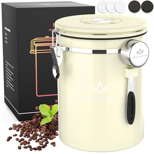 38OZ Coffee Canister for ground coffee with Date Tracker