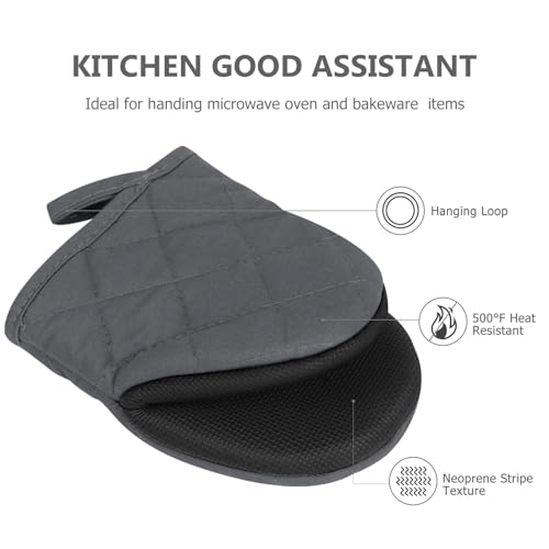 1 Pair Short Oven Mitts