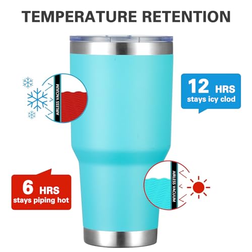 30oz Insulated Tumbler With Lids and Straws (4 Count)