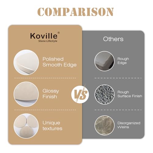 11 Inch Marble Round Cutting Board for Kitchen Countertop