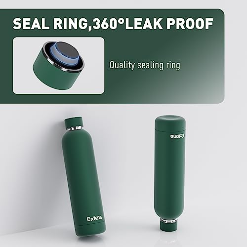 Slim Insulated Water Bottles for Travel 32oz with Clip