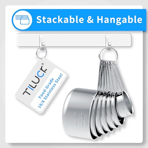 Stainless Steel Measuring Cups & Spoons Set (11 Count)