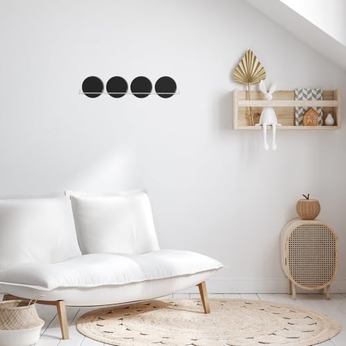 Clear Hockey Pucks Wall Display for 4 Pucks